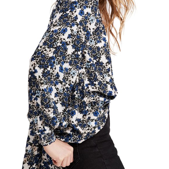 FREE PEOPLE Flowers In her hair smocked tunic - Picture 2 of 15